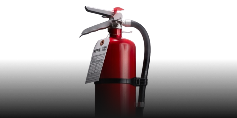 red fire extinguisher